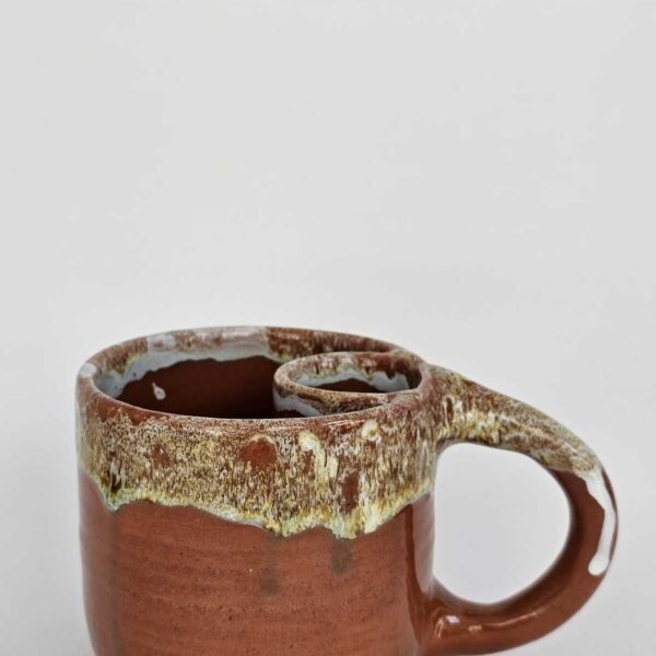 Bitki Çayı Bardağı (El Yapımı) – Terracotta