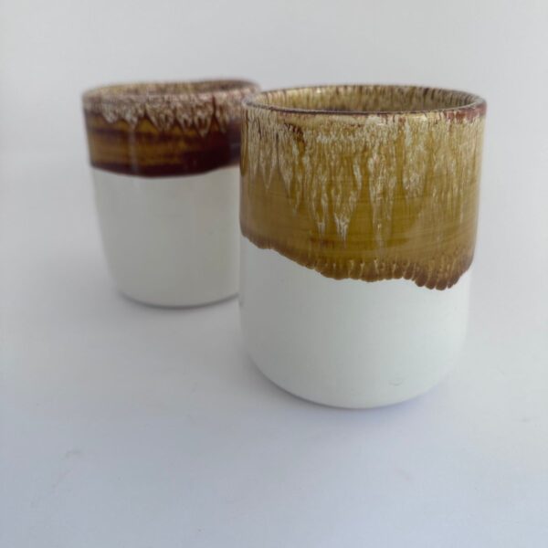 Seramik Bardak Mug Kupa 2’Li Set (El Yapımı)